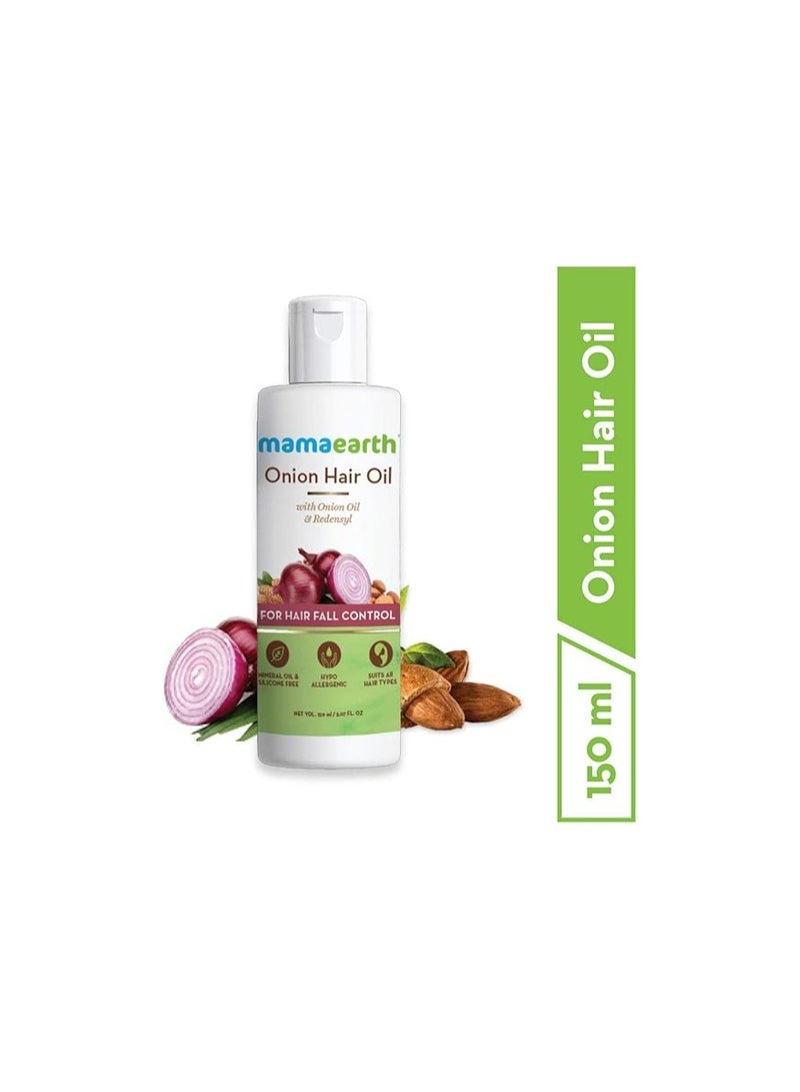 Mama Earth Onion Oil 150ml + Onion hair mask 200ml - Image 2