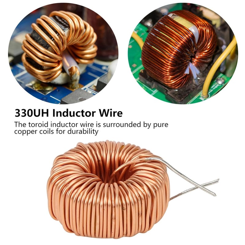 Toroid Inductor Kit 20Pcs 5026 330UH 3A Copper Wire Coils For PCB Circuit Board - Image 4