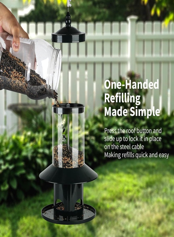 Dreamdrawer Squirrel-Proof Bird Feeder for Outdoor Hanging Wild Bird Seeds. - Image 4