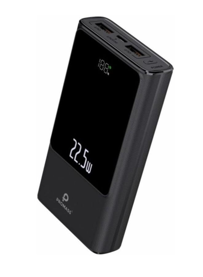 Promass 20000 mAh Power Bank with BM Charging Cable, Black - Image 1