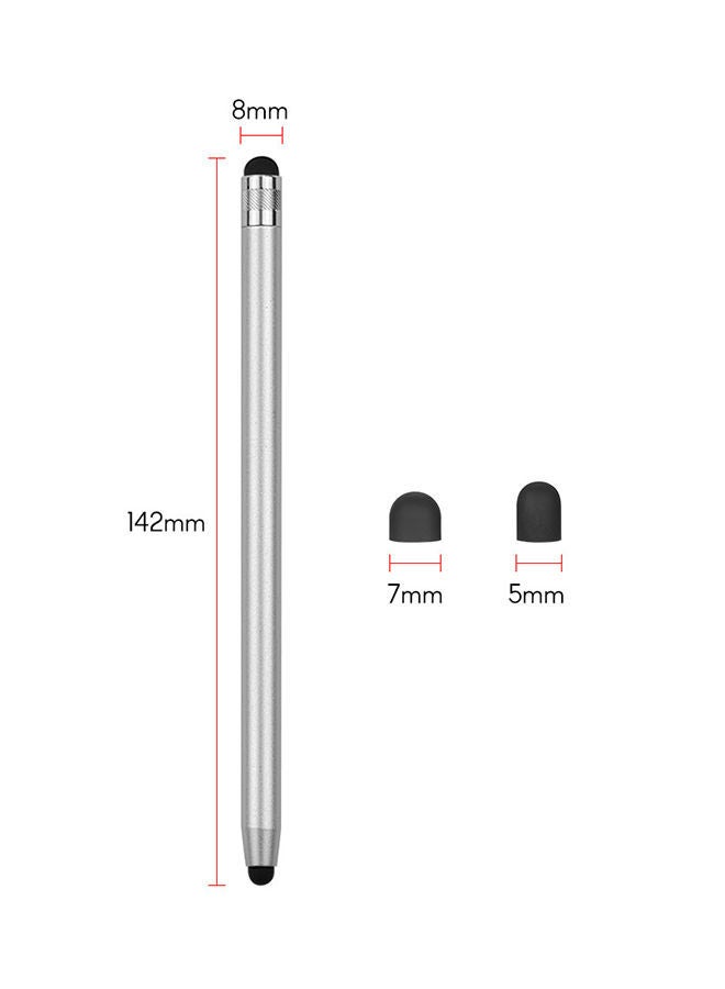NIBEMINENT 4-Piece Universal Touchscreen Stylus Pen For All Tablets With 8 Extra Replaceable Soft Rubber Tips Multicolour - Image 2