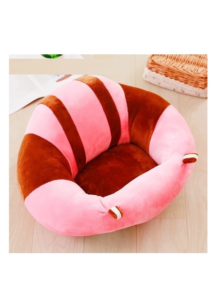 Baby Support Seat Sofa Plush Soft Animal Shaped Baby Learning to Sit Chair Keep Sitting Posture Comfortable Infant Sitting Chair