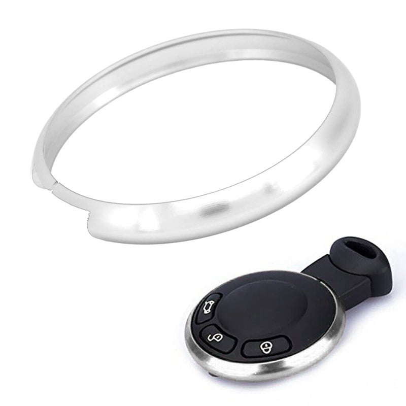 Smart Key Fob Cover Protector with Key Ring for MINI R55 R56 R57 R58 R59 Silver - Image 4