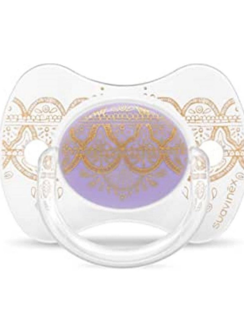 SUAVINEX Premium Silicone Pacifier Haute Couture Physiological Silicone Teat 0-4M - Image 1