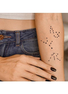 Stellarium Star Map Temporary Tattoo Minimal Tattoo