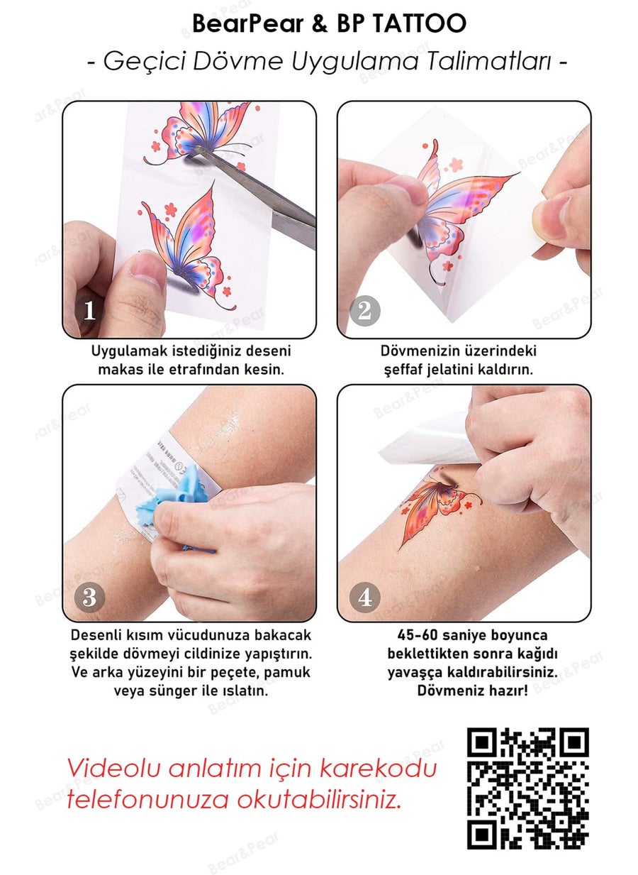 BP Tattoo - Stellarium Star Map Temporary Tattoo Minimal Tattoo - Image 1