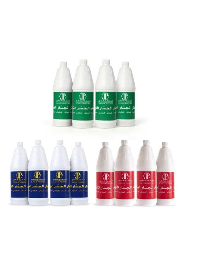 الجسار للعطور معطر الجسار الفواح للأرضيات والستائر والمفارش والفواحات اخضر 1 لتر - Image 2