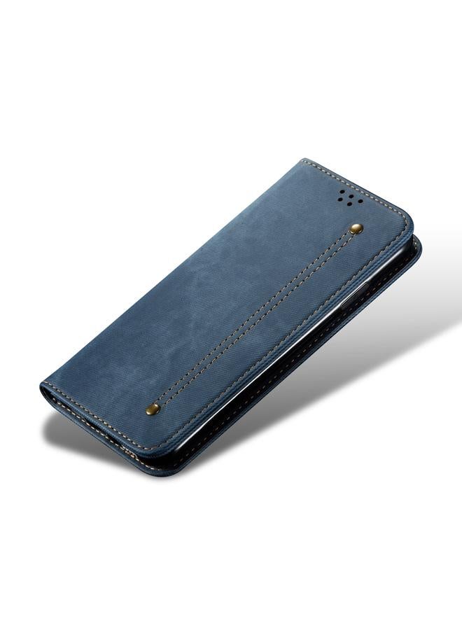 S-TOP Case For Honor 90 Denim Texture Flip Leather Phone Case - Image 4