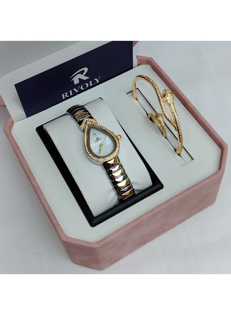 ريفولي ساعه مع الأسوارة مع الخاتم اخر اصدار من ريفولي