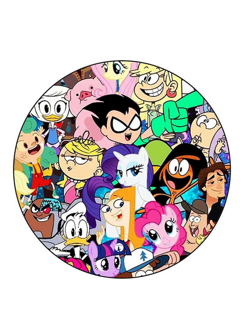 RKN Cartoons Printed Mouse Pad  Multicolour