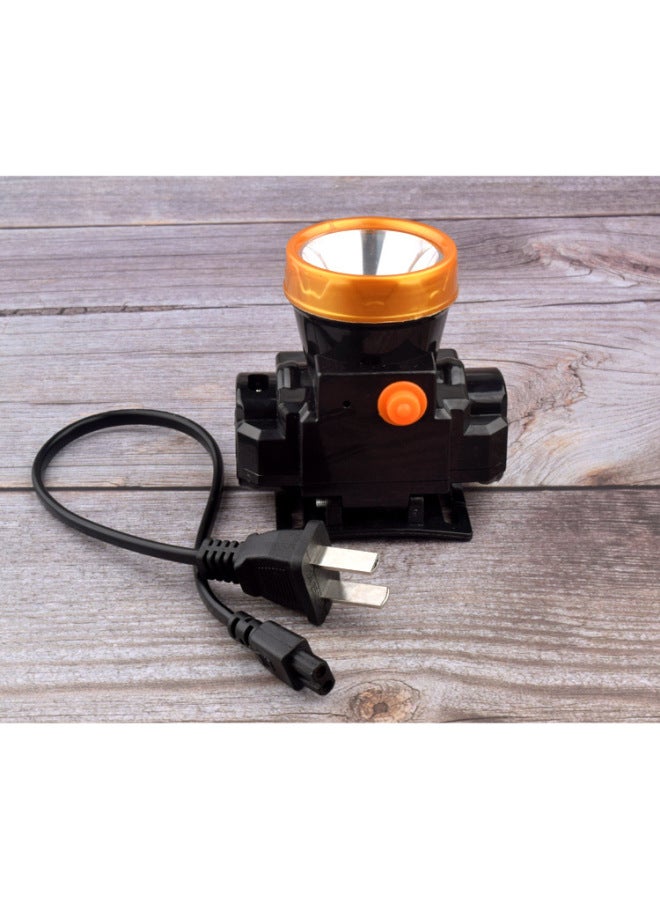 Loquat Led Outdoor Strong Light Charging Headlight Mini High Power Induction Fishing Lamp Rubber Tapping Head-mounted Flashlight Miner's Lamp-Color:10W White Light 】 - Image 1