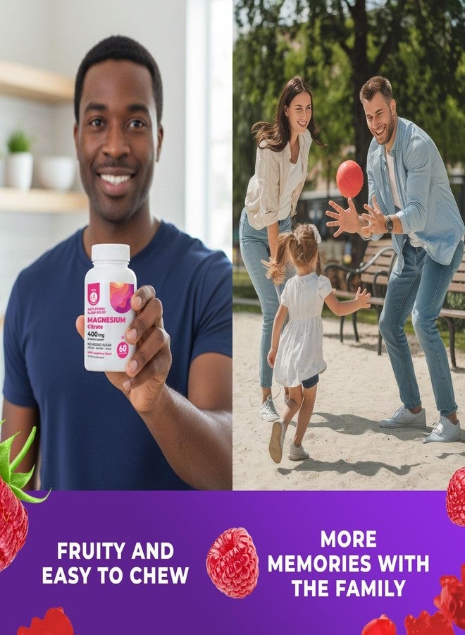 DR. MORITZ Magnesium Citrate Gummies Sugar-Free - Calm Magnesium Gummies Supplement for Children, Sugar -Supports Cardiovascular Health -Free Chews for Kids & Adults (60 Count) - Image 5
