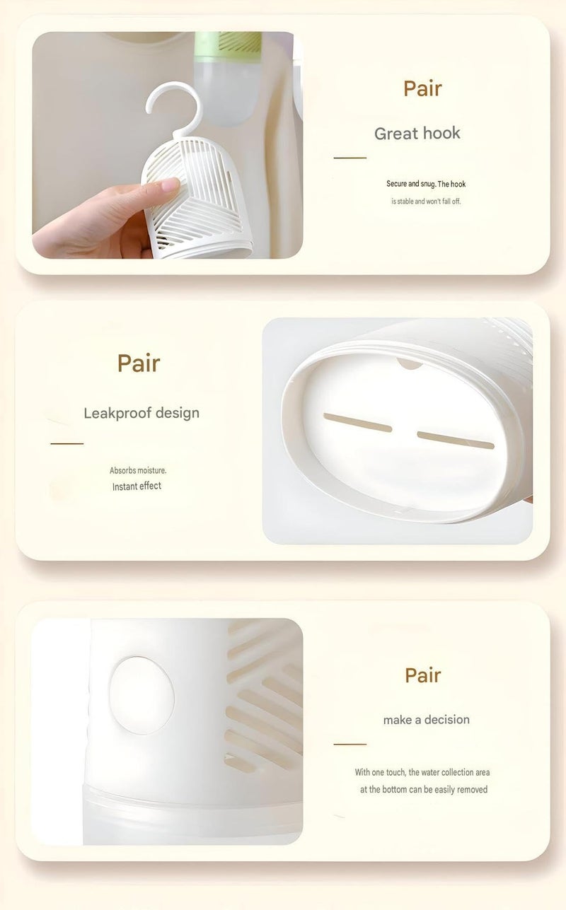 Dehumidifier - Compact Hanging Moisture Absorber for Wardrobe Protection and Odor Prevention in Storage Spaces (option3) - Image 5