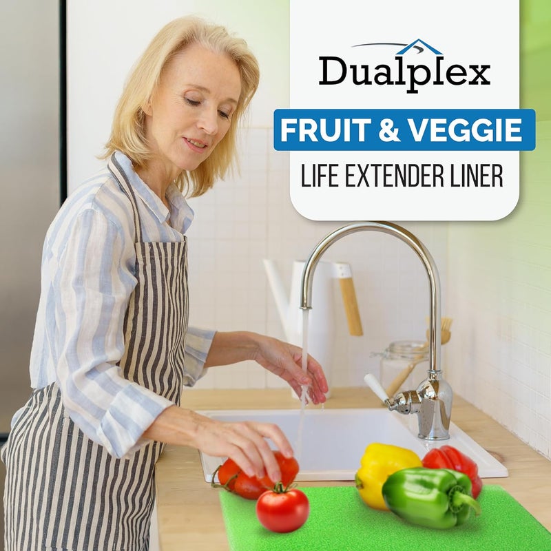 Dualplex Fruit & Veggie Life Extender Drawer Liner - Refrigerator Organizers and Storage, Fridge Shelf Liners - Image 2