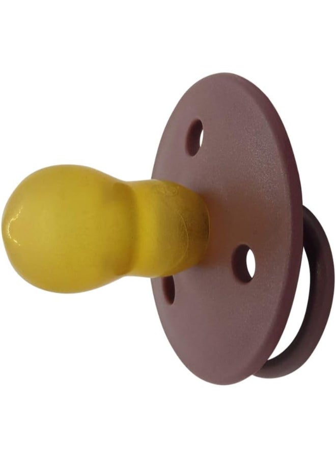 Mininor قطعتان مصاصة دائرية من اللاتكس 6M+، زهرة الصحة - Image 3