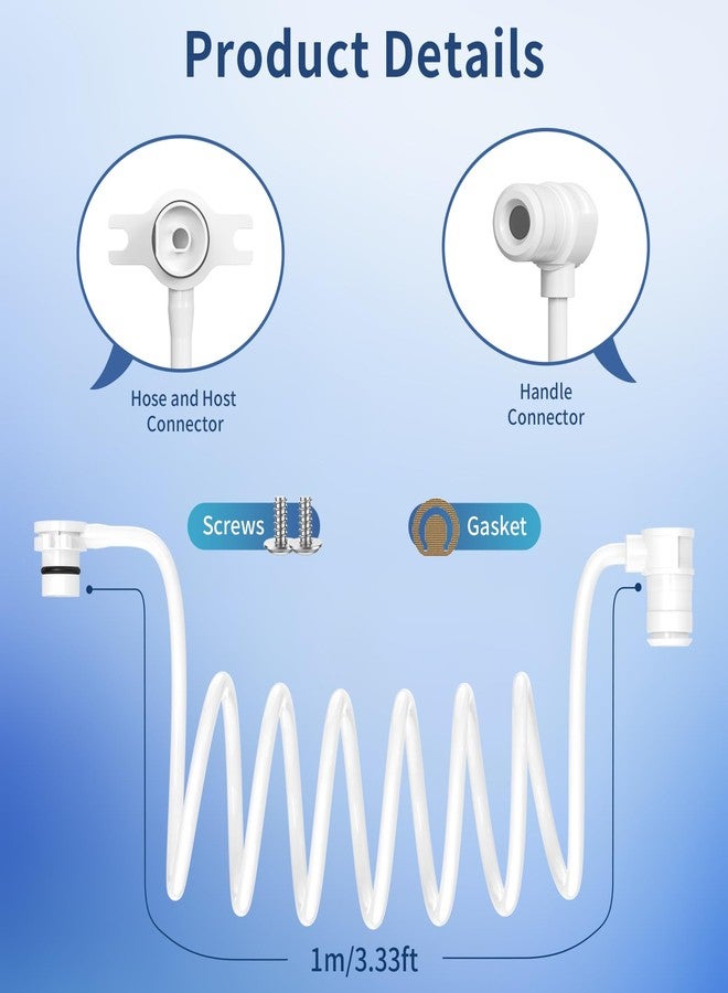 خرطوم بديل مناسب لفرشاة تنظيف الأسنان بالخيط Waterpik Sonic-Fusion SF-01/02/03/04، قطع غيار لملحقات Waterpik، عبوة واحدة - Image 3