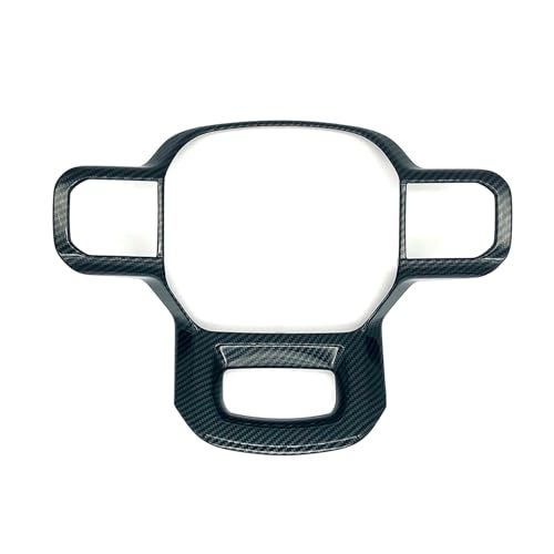 Keptrim for F-150 ABS Carbon Fiber Steering Wheel Cover Trim for 2021 2022 2023 2024 2025 Ford F150, for 2023-2025 F250 F350 Super Duty, for 2022-2025 Expedition, 1pc - Image 1