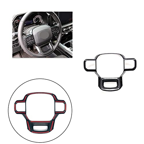Keptrim for F-150 ABS Carbon Fiber Steering Wheel Cover Trim for 2021 2022 2023 2024 2025 Ford F150, for 2023-2025 F250 F350 Super Duty, for 2022-2025 Expedition, 1pc - Image 5