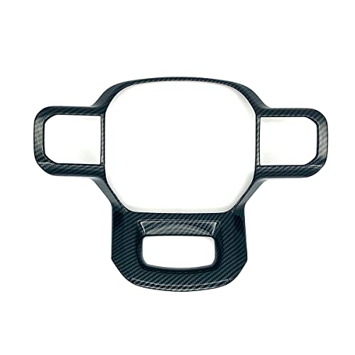 Keptrim for F-150 ABS Carbon Fiber Steering Wheel Cover Trim for 2021 2022 2023 2024 2025 Ford F150, for 2023-2025 F250 F350 Super Duty, for 2022-2025 Expedition, 1pc - Image 3
