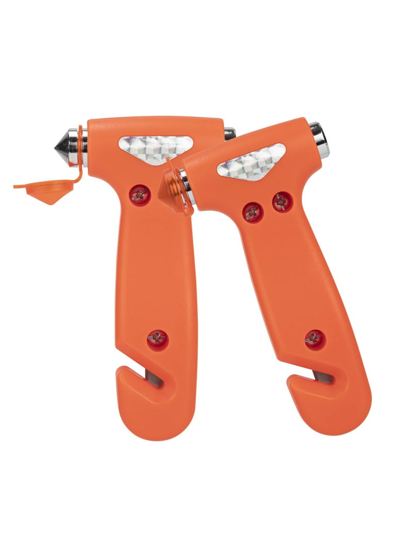 SYOSI Safety Hammer Car Window Breaker, Hidden Seatbelt Cutter, 3-in-1 Emergency Escape Tool, Multifunctional Life Saving Escape Tool for Car, RV, Bus - Image 1