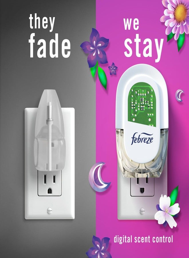 febreze معطر هواء فيبريز لمكافحة الروائح، رائحة نسيم القمر من غين، غين الأصلية، 0.87 أونصة سائلة. زيوت تعبئة، 4 تعبئات (2 من كل نوع) - Image 5