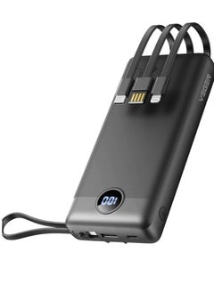 VEGER Portable Charger with Built in Cables 20000mAh LED Display Li-Polymer with Built-in 4 Cables VP-2059