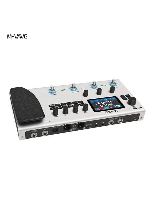 M-VAVE Electric Guitar/Bass Multi-Function Integrated Effector Rechargeable Built-in Drum Machine Phrase Loop Module Pedal - Image 3