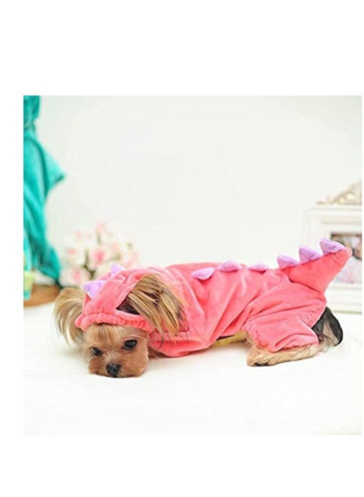 SYOSI Dog Cat Dinosaur Costumes Pet Costume Pet Cosplay Dress Funny Dinosaur Costume Pet Dinosaur Hoodie for Small Dogs  - Image 2