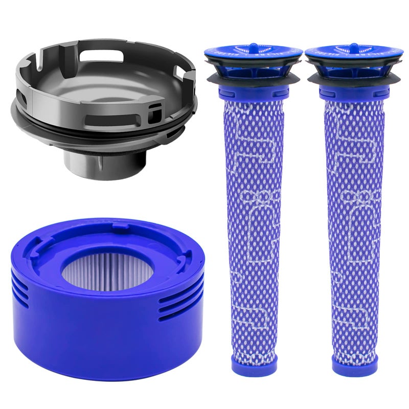 Coodss Motor Rear Cover Fit for Dyson V7 V8 Vacuum Cleaner, 1 Motor Real Cover 1 HEPA Post-Filter and 2 Pre-Filters Vacuum Filters Kit - Image 1
