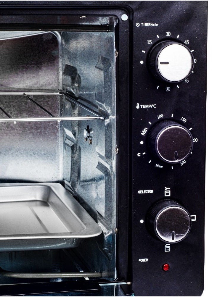 FIRST 1 Electric Oven With Grill And Tray, 50 Liters, Stainless Steel  - Image 3