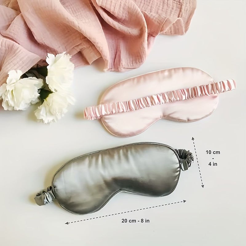 Personalized Satin Sleep Mask for Bachelorette Bridal Party Custom Name Heather Emilie Sarah in Elegant White with Golden Text Soft Polyester Eye Cover Bridesmaid Bridal Shower Gift - Image 5