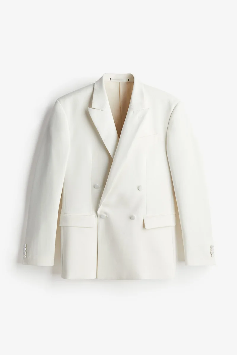 H&M Regular Fit Double-breasted tuxedo jacket