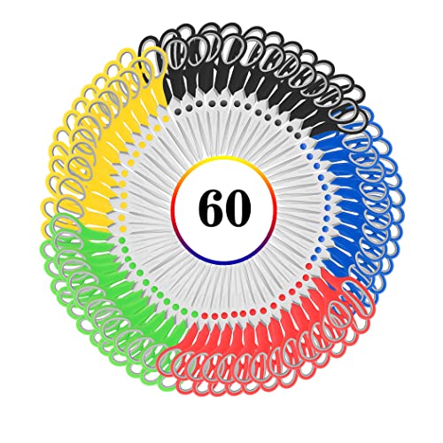 Taotree Scissors Bulk 60-Pack, Taotree 8" All Purpose Scissors, Soft Comfort-Grip Stainless Steel Sharp Shears for School Supplies Office Desk Home, Classroom Teacher Sewing Fabric Craft, Right/Left Handed - Image 1