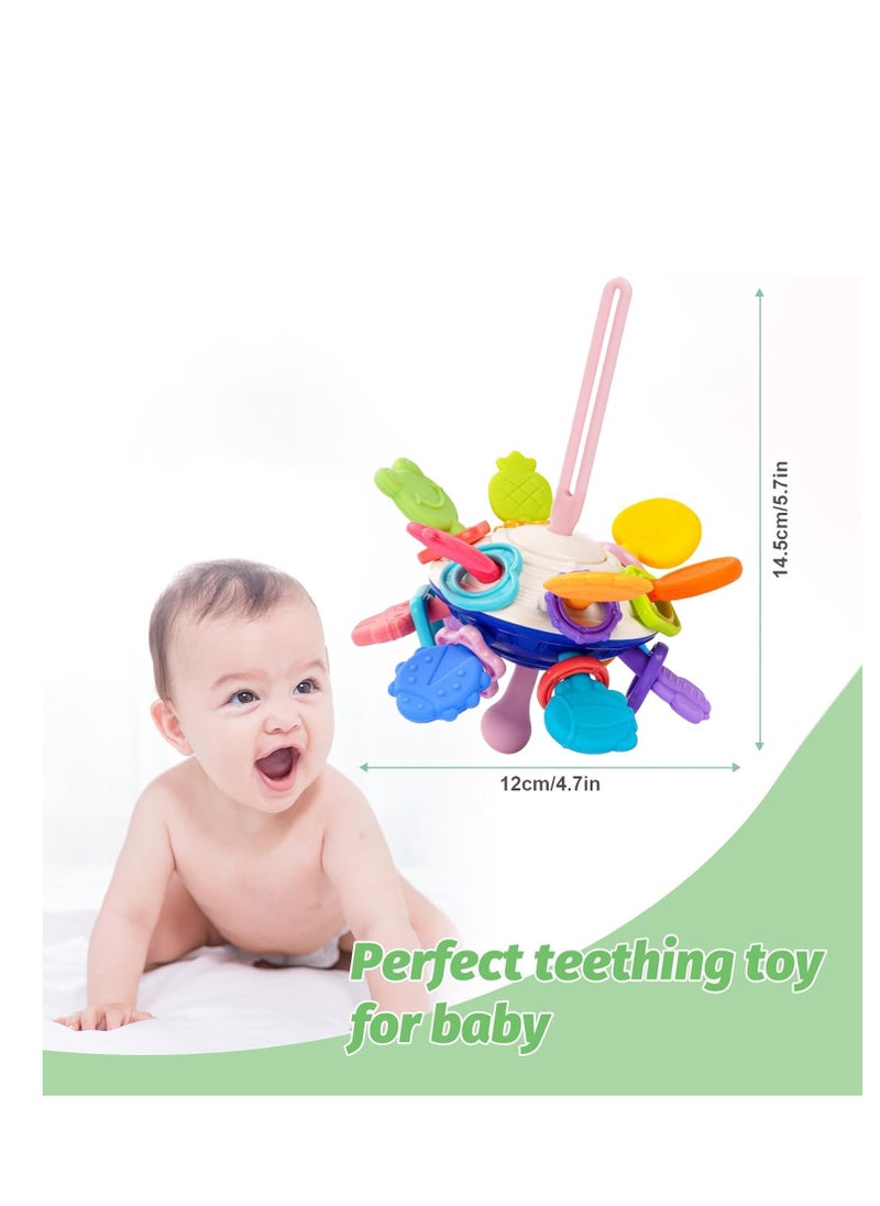 MUMS PLANET Montessori and educational toys for children 5*1 from Mums Planet, teething toys with silicone tips and rattles, a valuable gift for children  - Image 2