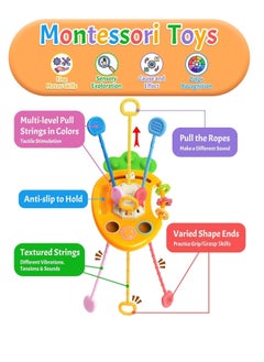 MUMS PLANET Montessori and educational toys for children 5*1 from Mums Planet, teething toys with silicone tips and rattles, a valuable gift for children  - Image 4