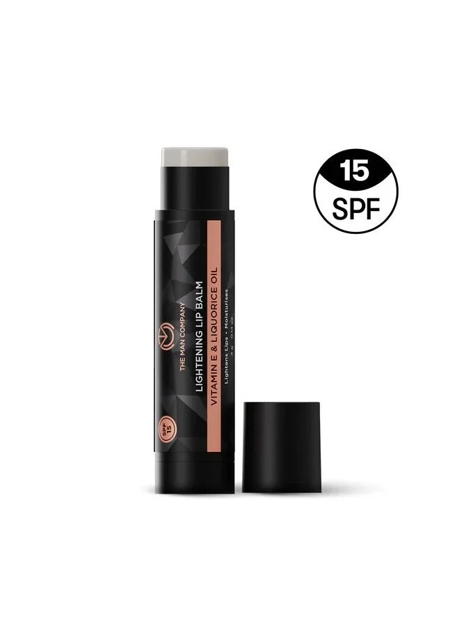 The Man Company  Lightening Lip Balm for Dry, Chapped, Dark and Smoky Lips - Pack of 2 | Moisturizes, Nourishes & Soften Lips with the power of Vitamin E, Coconut & Olive Oil  | Best Price UAE