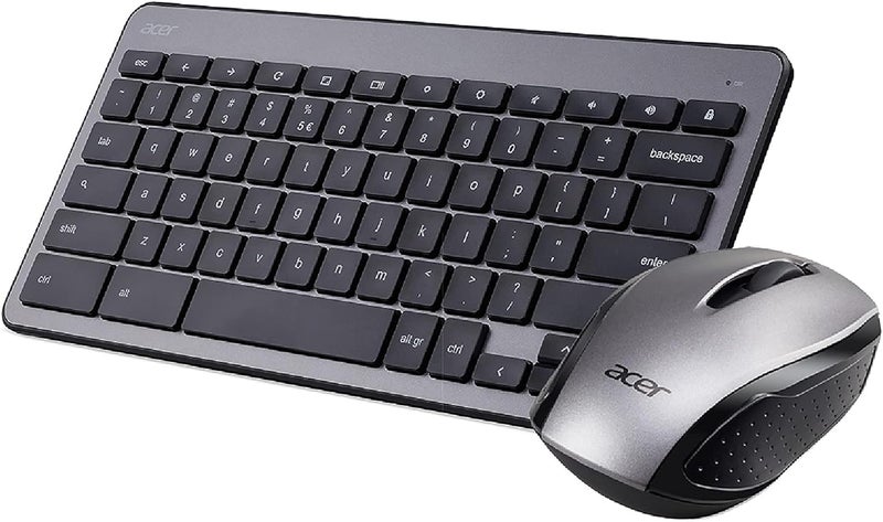 Acer Acer Wireless Keyboard  Mouse Bundle Includes RF Wireless Optical Mouse RF Wireless Keyboard and USB Receiver Pack of 1 - Image 1