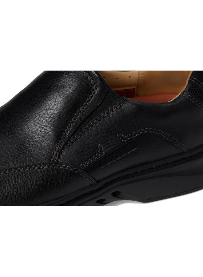 clarks حذاء لوفر للرجال من أون برايل، جلد أسود، 10.5 - Image 2