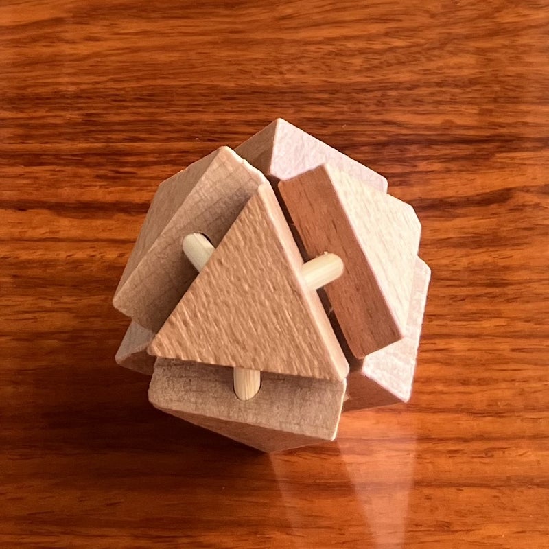 Luban Lock Kongming Lock Full Set Of Children'S Educational Toys For Primary School Students Small Mini Beech Kongming Lock Manufacturers Set - Image 1