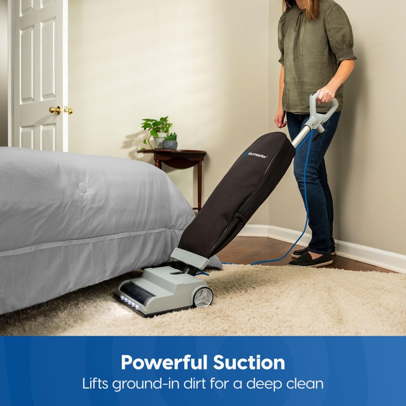 Vacmaster UB0402 Commercial Vacuum Cleaner Ultra-Lightweight 14L Capacity Bagged Upright Vac with LED Headlight and 2-Speed Setting Powerful Suction for Pets, Carpets & Hard Floor - Image 2