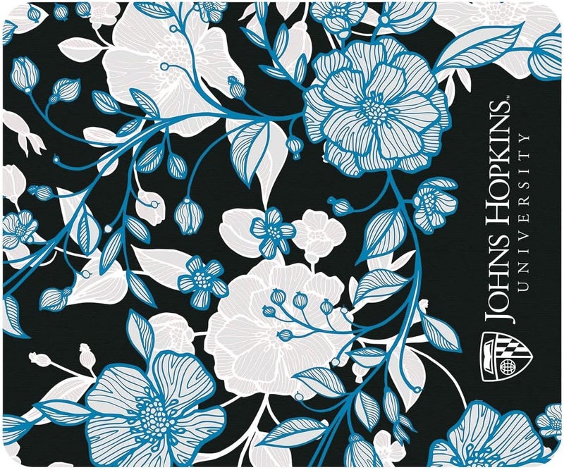 OTM Essentials Mouse Pad, Fabric, Johns Hopkins University Standard/Floral Lace - Image 1