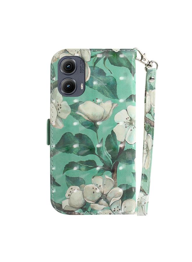 إيروريكس جراب لهاتف موتورولا إيدج 2024، جراب جلدي ملون ثلاثي الأبعاد قابل للطي - Image 3