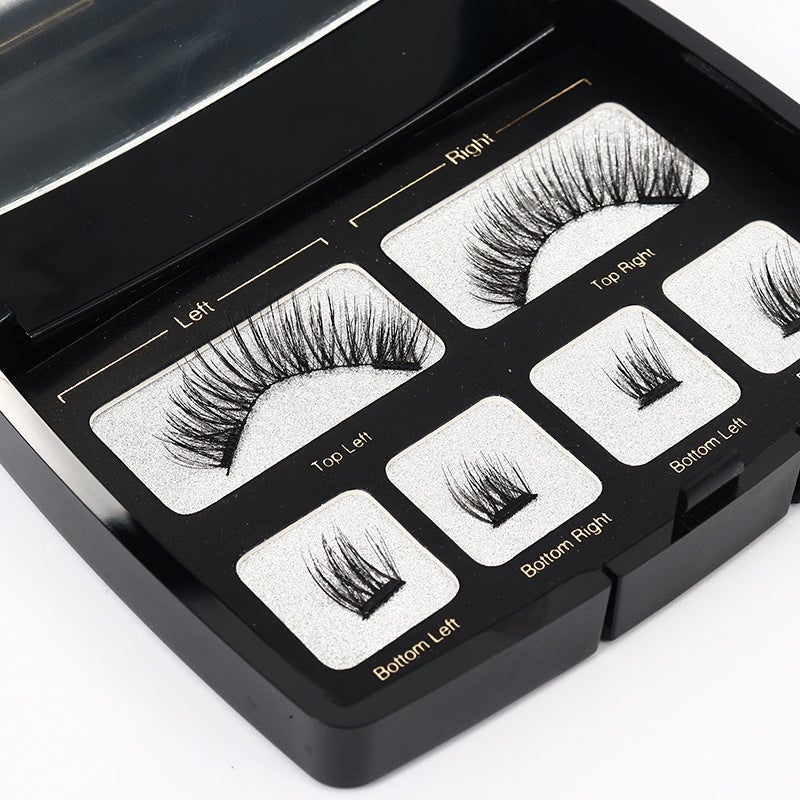 Temu Shein Popular Mirror Box Dual Magnetic Three Magnet 2+4 Small Clusters 2+6 Magnet Eyelash Magnet - Image 4