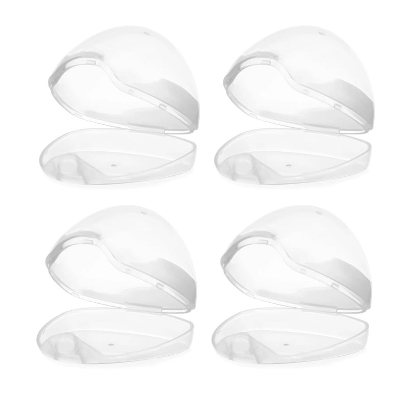 PandaEar Baby Pacifier Holder Case for Diaper Bag| 4 Pack Binky Holder Case Pacifier Cover Pouch Organizer Bag| Travel Cases| Universal Accessories Holders| BPA Free - Image 1