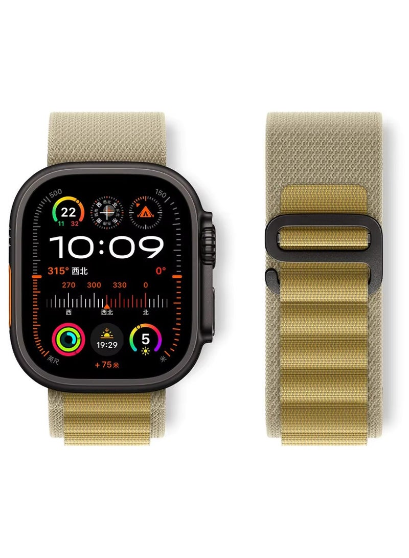 Alpine Loop Band for Apple Watch Ultra 1/2 49mm 46mm 45mm 44mm 42mm, Nylon Woven Sport Strap Compatible with iwatch Series 10 9 8 7 6 5 4 3 2 1 SE - Image 2