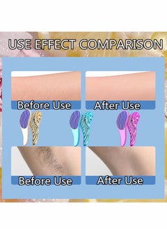 Excefore New Bleame Crystal Hair Eraser, Magic Wing Crystal Hair Removal, Exfoliation Painless Hair Removal Tool for Men & Women,Soft Silky Skin Full Body Hair Removal  - Image 5
