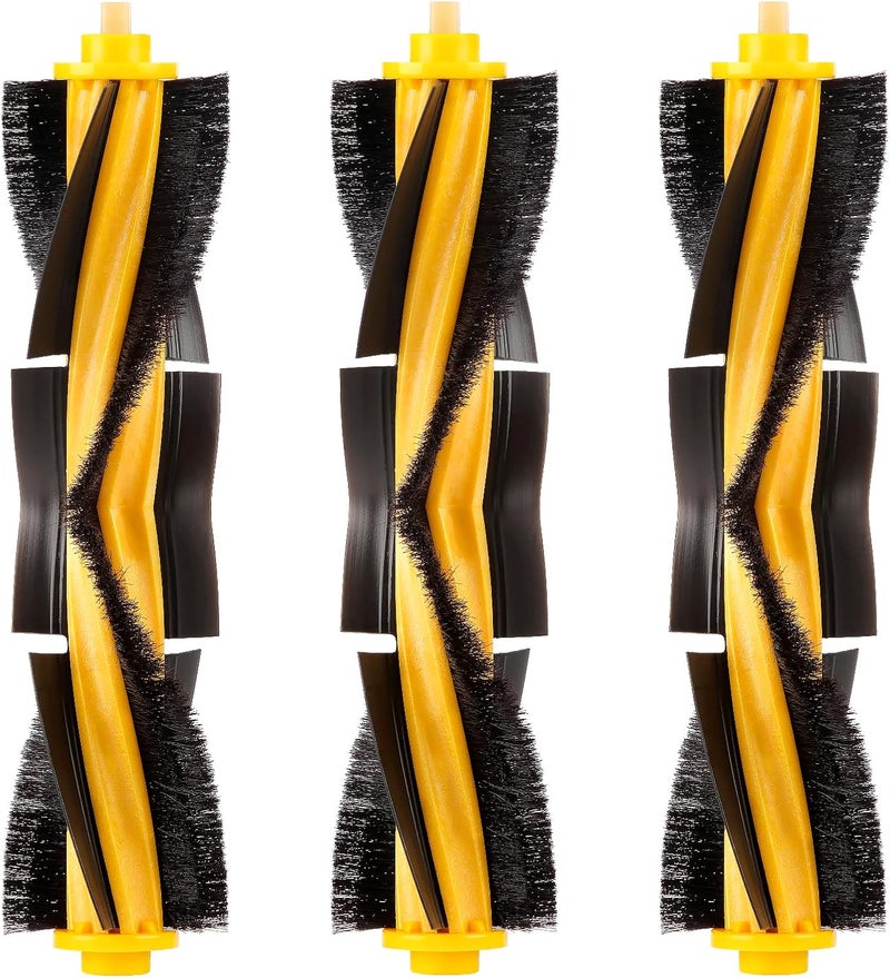 CHAIN PEAK (3 Pieces) N10 Roller Brushes Replacement Parts for Ecovacs DEEBOT OZMO N10 N10 Plus 920 950 T8 AIVI Max T9 T5 N5 N7 N8+ N8 Pro DX55 DX93 DJ65 Robot Vacuum, Main Brush Roller - Image 1
