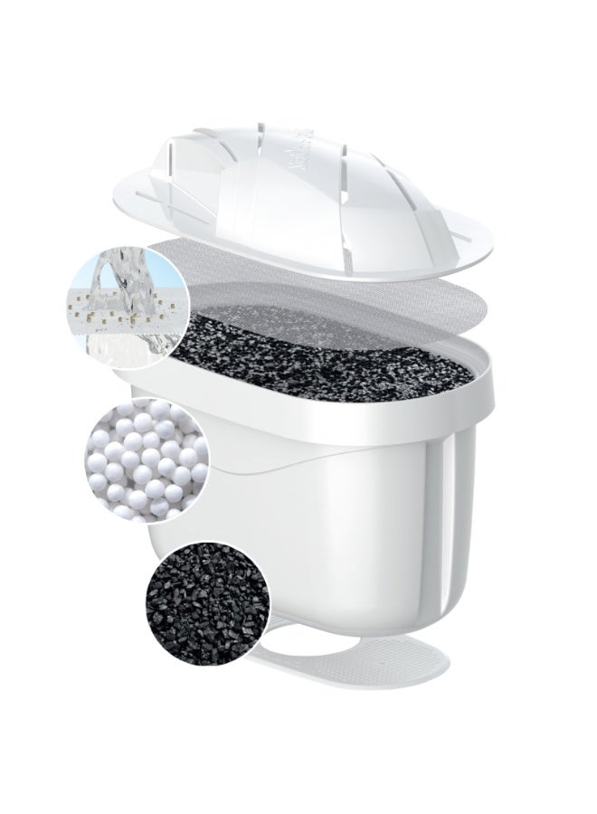 إبريق فلترة مياه ويسبر دي٣ سليم أكوا ماكس سعة 2.7 لتر لون أبيض - Image 3