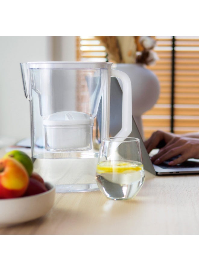 إبريق فلترة مياه ويسبر دي٣ سليم أكوا ماكس سعة 2.7 لتر لون أبيض - Image 4