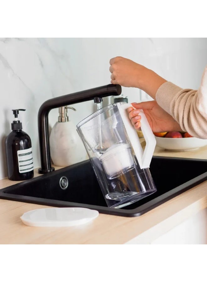 إبريق فلترة مياه ويسبر دي٣ سليم أكوا ماكس سعة 2.7 لتر لون أبيض - Image 5